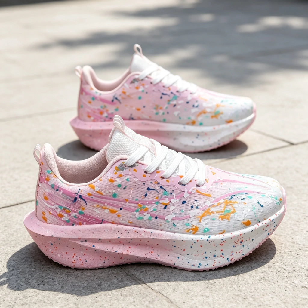 Nouvelles chaussures de course tendance aux couleurs vives avec plaques en carbone, marathon pour hommes, respirantes et légères pour femmes, confortables, antidérapantes, chaussures de sport décontractées pour la course Camara Shopping Nouvelles chaussures de course tendance aux couleurs vives avec plaques en carbone, marathon pour hommes, respirantes et légères pour femmes, confortables, antidérapantes, chaussures de sport décontractées pour la course
