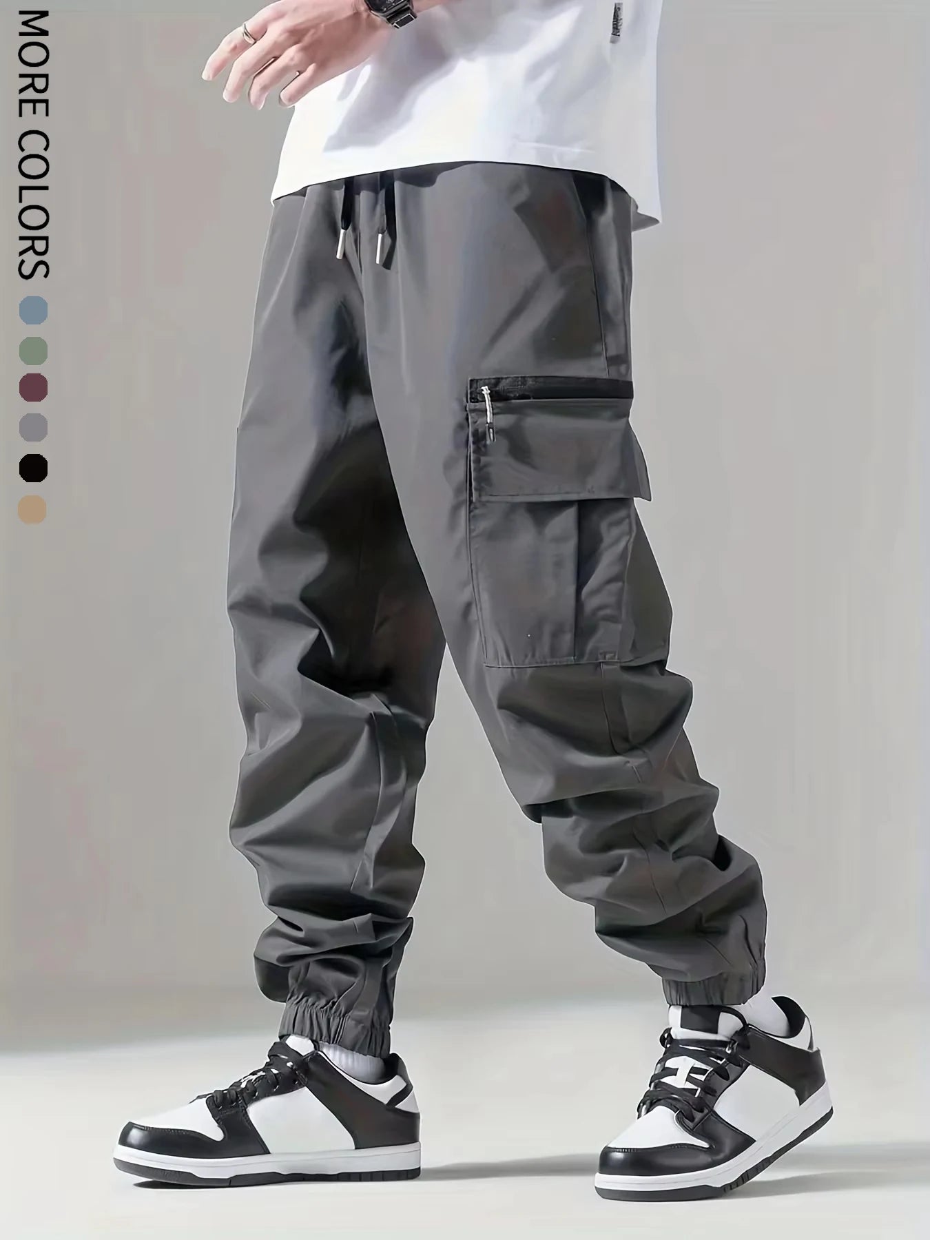 Pantalon cargo pour hommes, fjm fin, confortable et respirant, décontracté, extérieur, portable, course à pied, cyclisme, approche multi-poches Camara Shopping Pantalon cargo pour hommes, fjm fin, confortable et respirant, décontracté, extérieur, portable, course à pied, cyclisme, approche multi-poches