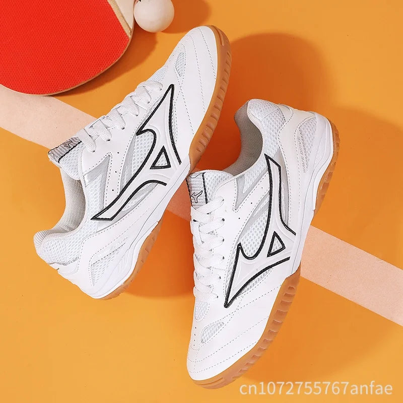 Chaussures de Tennis de Table pour hommes et femmes, légères et respirantes, antidérapantes, pour Couple, chaussures d'entraînement professionnelles en plein air Camara Shopping Chaussures de Tennis de Table pour hommes et femmes, légères et respirantes, antidérapantes, pour Couple, chaussures d'entraînement professionnelles en plein air