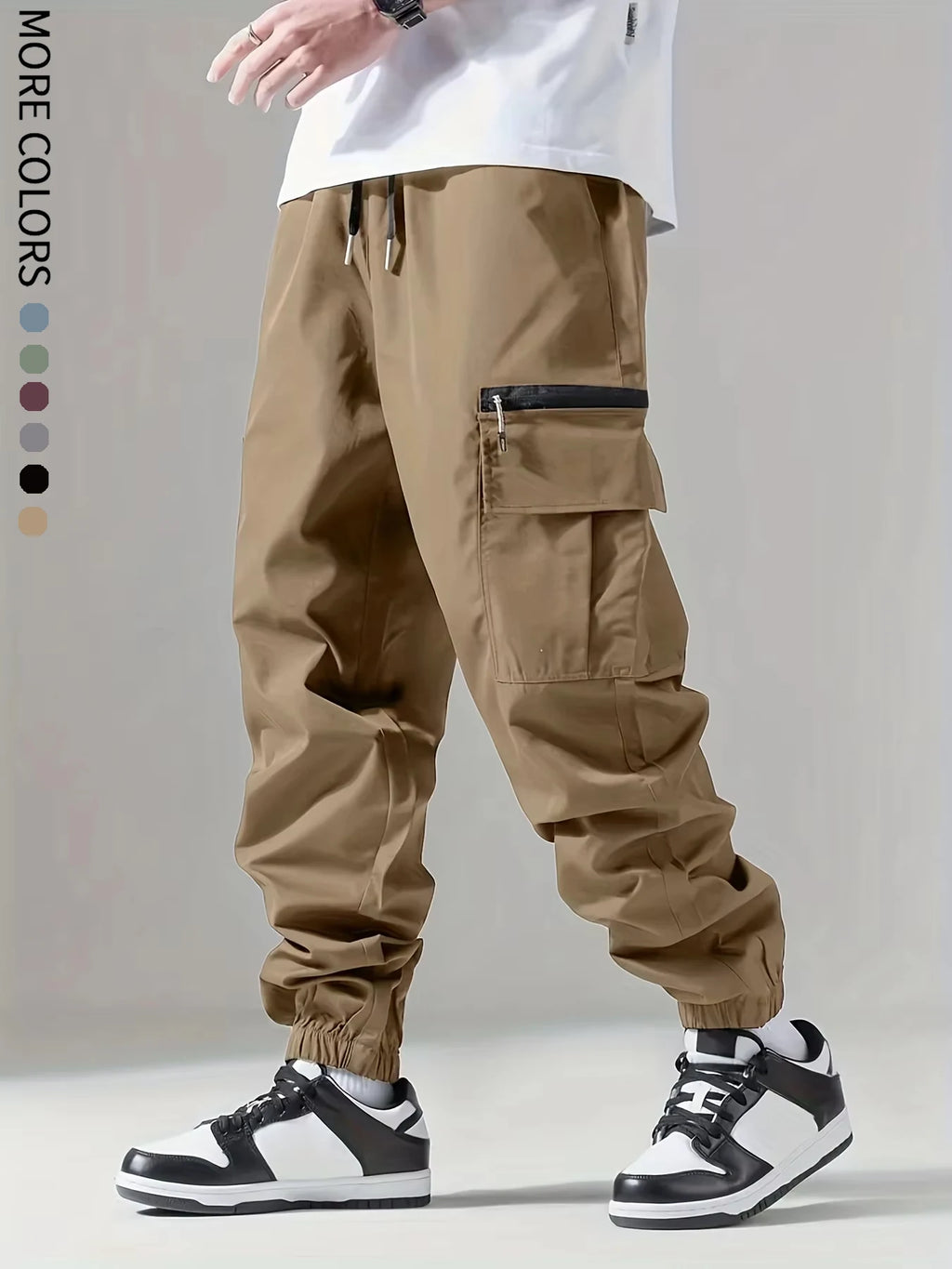 Pantalon cargo pour hommes, fjm fin, confortable et respirant, décontracté, extérieur, portable, course à pied, cyclisme, approche multi-poches Camara Shopping Pantalon cargo pour hommes, fjm fin, confortable et respirant, décontracté, extérieur, portable, course à pied, cyclisme, approche multi-poches
