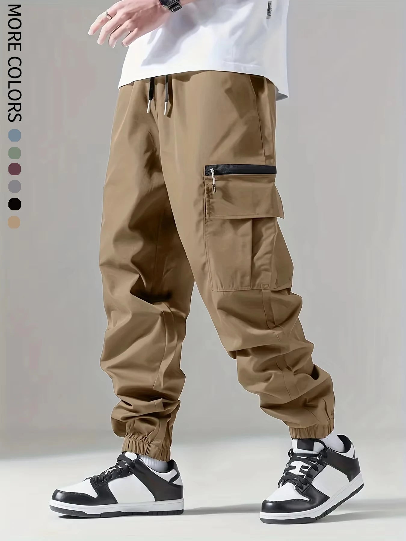 Pantalon cargo pour hommes, fjm fin, confortable et respirant, décontracté, extérieur, portable, course à pied, cyclisme, approche multi-poches Camara Shopping Pantalon cargo pour hommes, fjm fin, confortable et respirant, décontracté, extérieur, portable, course à pied, cyclisme, approche multi-poches