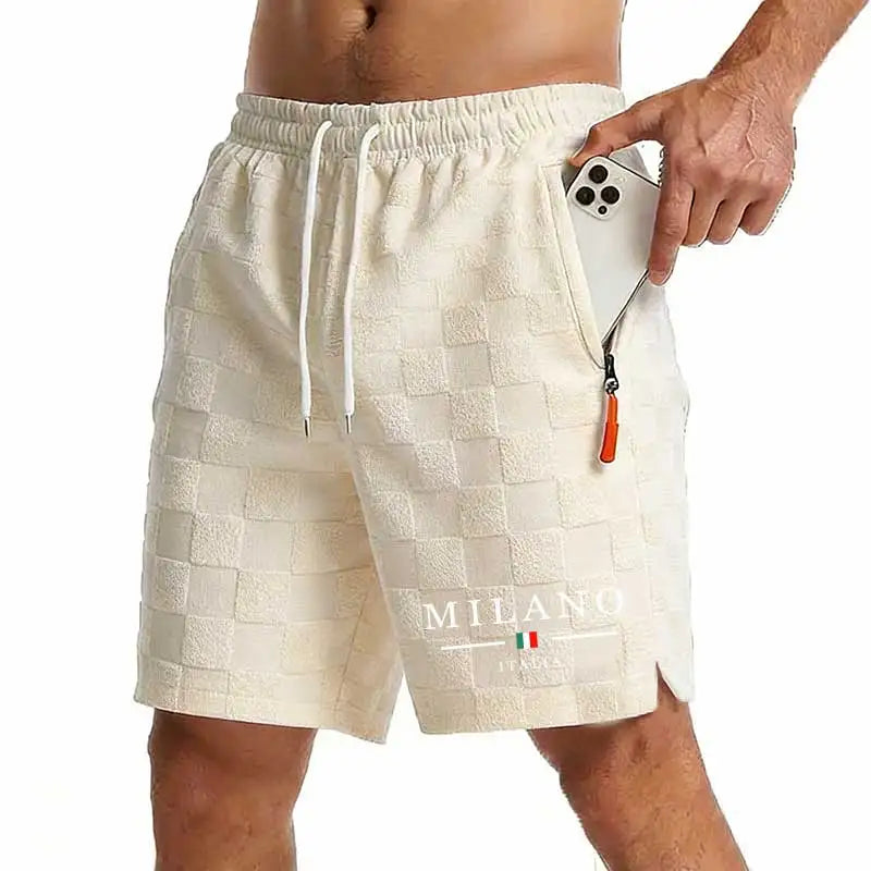 Nouveaux shorts de sport décontractés pour hommes avec poches zippées, shorts de plage pour hommes, shorts de basketball, pantalons imprimés, vêtements de sport pour hommes Camara Shopping Nouveaux shorts de sport décontractés pour hommes avec poches zippées, shorts de plage pour hommes, shorts de basketball, pantalons imprimés, vêtements de sport pour hommes