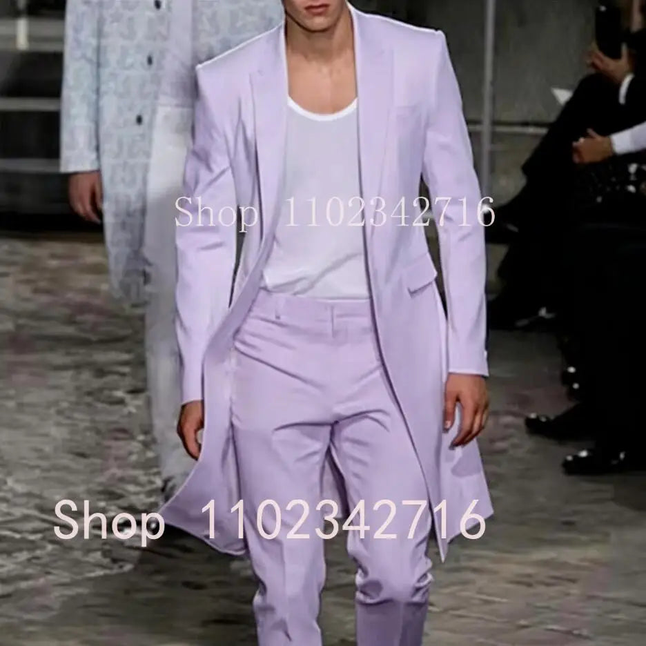 Veste longue d'été pour hommes, costumes de mariage, pantalon blanc, Tuxedos de marié, Blazer classique à revers, manteau 2 pièces, pantalon de bal, nouvelle collection 2025 Camara Shopping Veste longue d'été pour hommes, costumes de mariage, pantalon blanc, Tuxedos de marié, Blazer classique à revers, manteau 2 pièces, pantalon de bal, nouvelle collection 2025