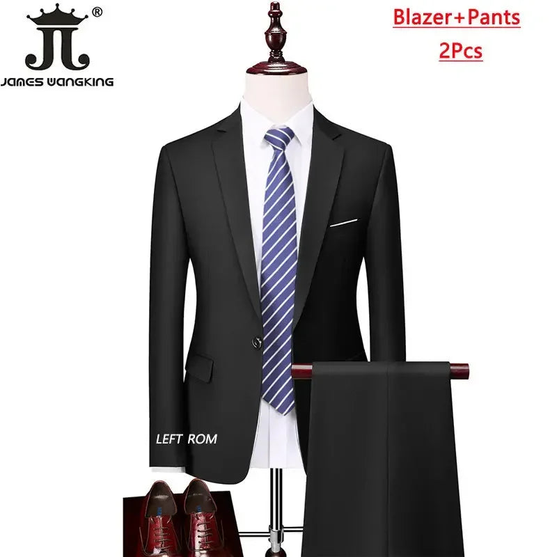 Costume homme formel pour le bureau, mariage, fête, couleur unie, tailles M-6XL, 15 couleurs (veste + gilet + pantalon) Camara Shopping Costume homme formel pour le bureau, mariage, fête, couleur unie, tailles M-6XL, 15 couleurs (veste + gilet + pantalon)