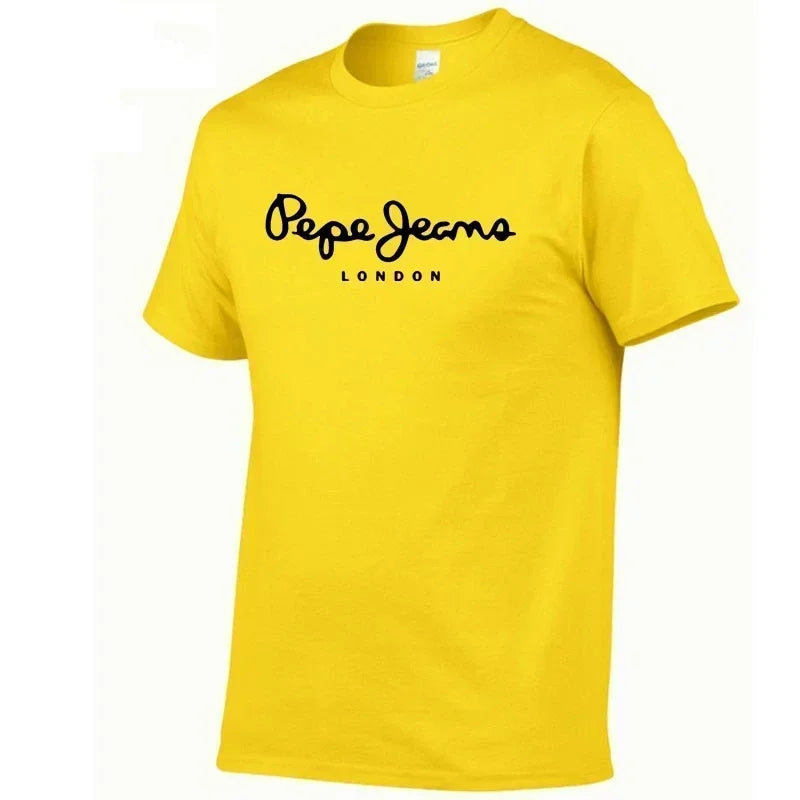 T-shirt décontracté pour homme 100% coton à manches courtes avec col rond, design tendance, polyvalent pour l'été, avec motifs imprimés Camara Shopping T-shirt décontracté pour homme 100% coton à manches courtes avec col rond, design tendance, polyvalent pour l'été, avec motifs imprimés