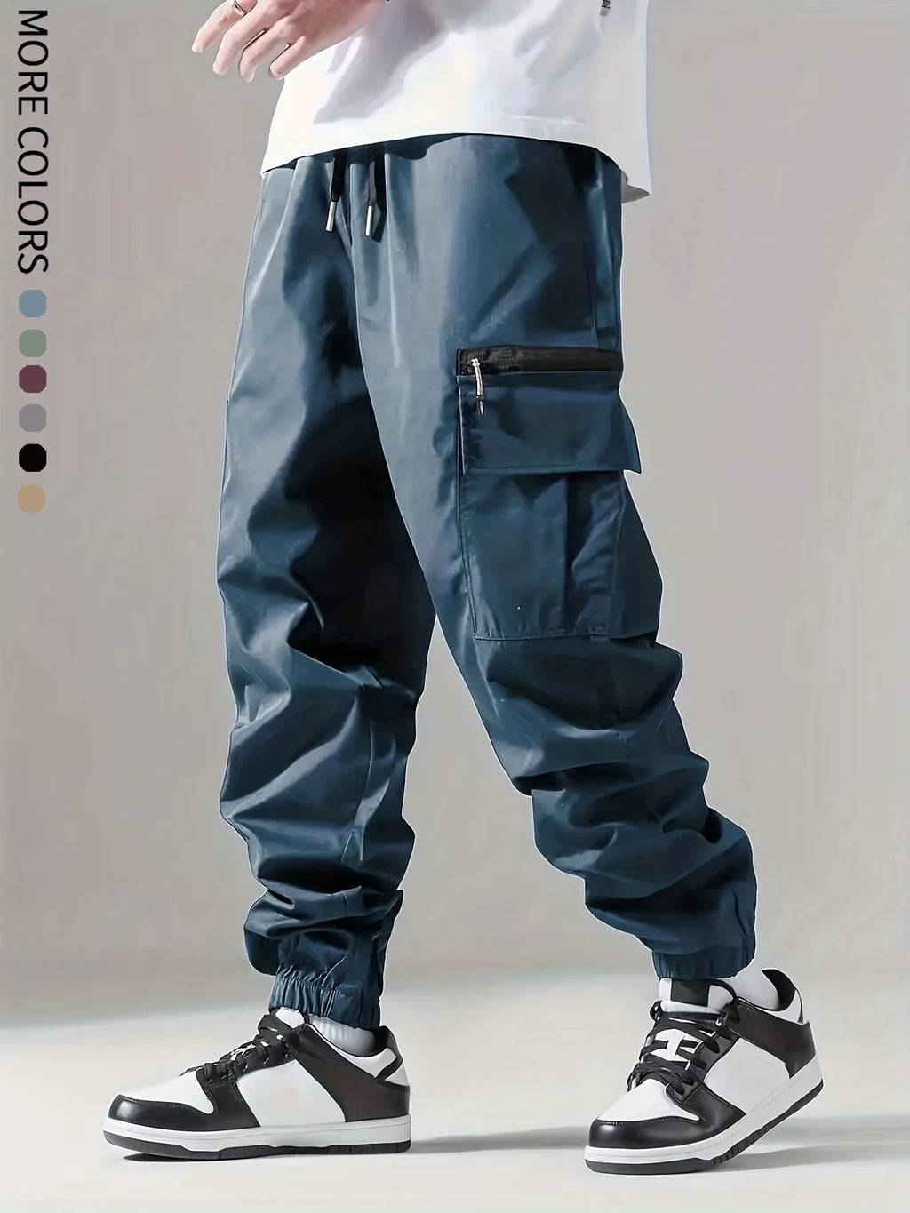 Pantalon cargo pour hommes, fjm fin, confortable et respirant, décontracté, extérieur, portable, course à pied, cyclisme, approche multi-poches Camara Shopping Pantalon cargo pour hommes, fjm fin, confortable et respirant, décontracté, extérieur, portable, course à pied, cyclisme, approche multi-poches