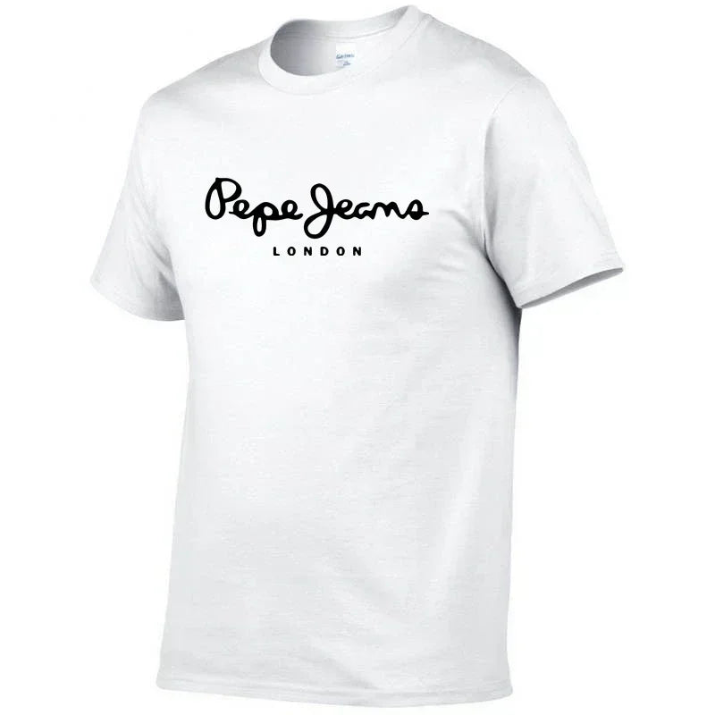 T-shirt décontracté pour homme 100% coton à manches courtes avec col rond, design tendance, polyvalent pour l'été, avec motifs imprimés Camara Shopping T-shirt décontracté pour homme 100% coton à manches courtes avec col rond, design tendance, polyvalent pour l'été, avec motifs imprimés
