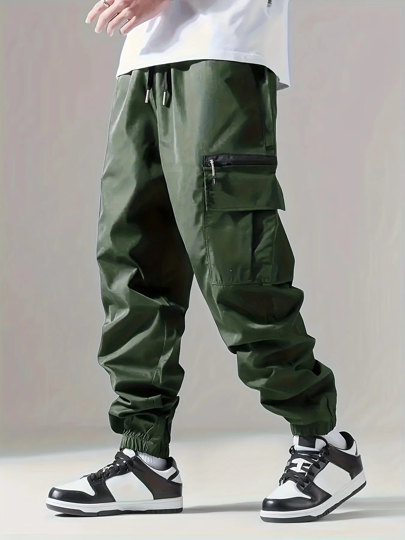Pantalon cargo pour hommes, fjm fin, confortable et respirant, décontracté, extérieur, portable, course à pied, cyclisme, approche multi-poches Camara Shopping Pantalon cargo pour hommes, fjm fin, confortable et respirant, décontracté, extérieur, portable, course à pied, cyclisme, approche multi-poches