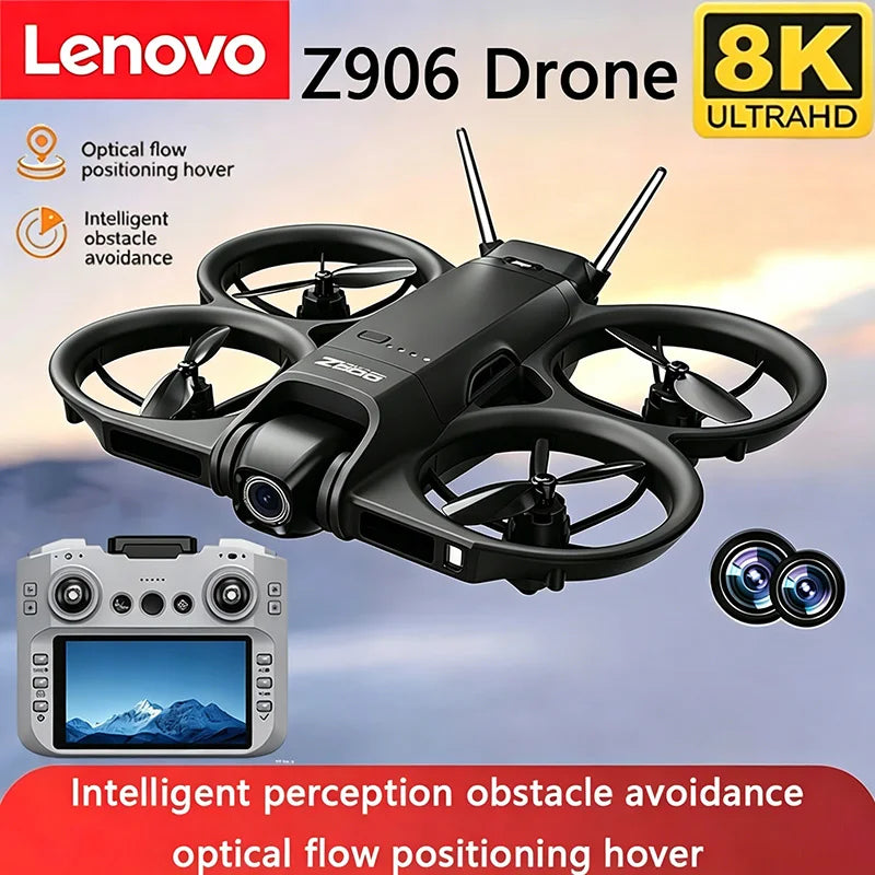 Drone Lenovo Z906 8K HD Aérien Intelligent avec Évitement d'Obstacles, Télécommande à Grand Écran, Pliable, Moteur Brushless, GPS Camara Shopping Drone Lenovo Z906 8K HD Aérien Intelligent avec Évitement d'Obstacles, Télécommande à Grand Écran, Pliable, Moteur Brushless, GPS