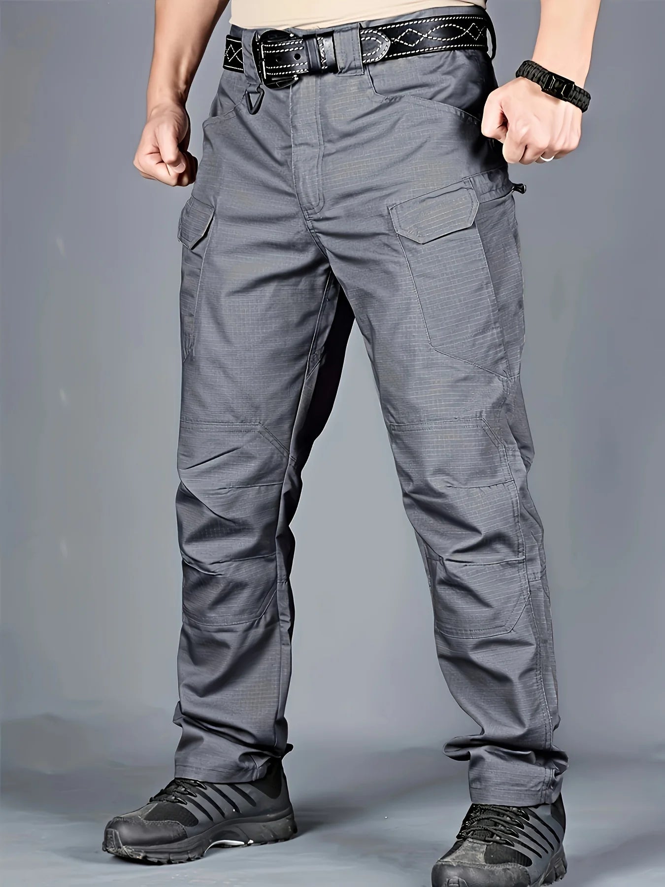 Pantalon cargo fin pour hommes, grande taille 5XL, avec poches latérales, pour le printemps et l'été, pantalon tactique ample de style punk, pour hommes grands et corpulents Camara Shopping Pantalon cargo fin pour hommes, grande taille 5XL, avec poches latérales, pour le printemps et l'été, pantalon tactique ample de style punk, pour hommes grands et corpulents