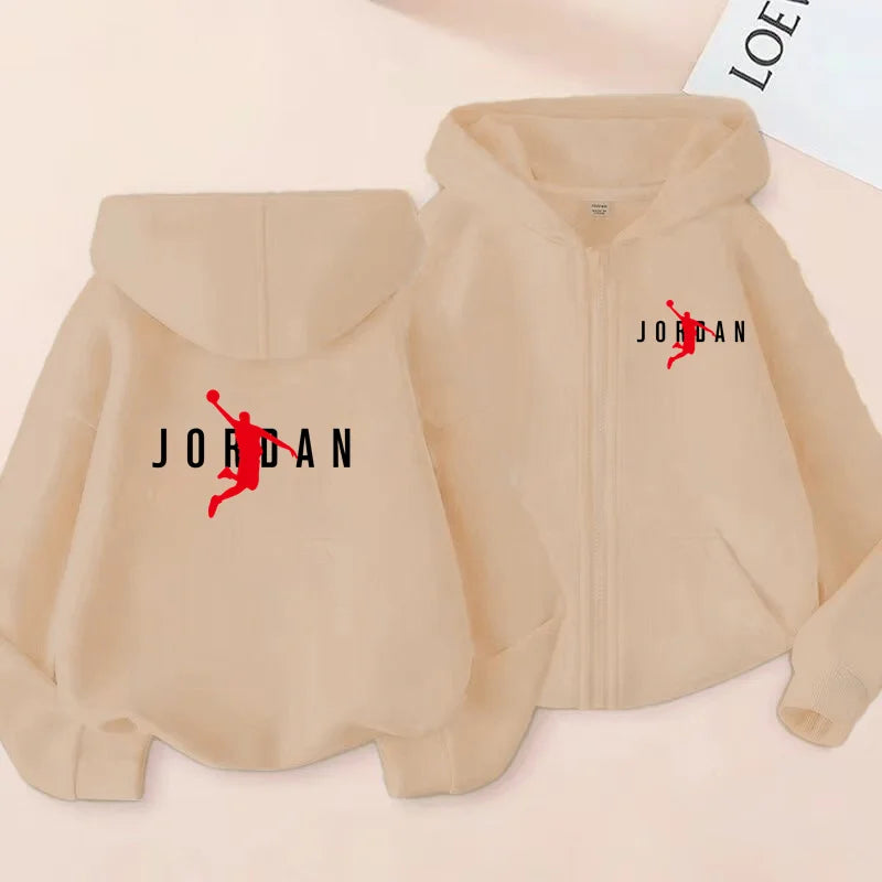 Vêtements de sport pour enfants, vestes de sport amples, garçons et filles âgés de 3 à 12 ans, vêtements de sport et sweats à capuche à fermeture éclair pour adolescents