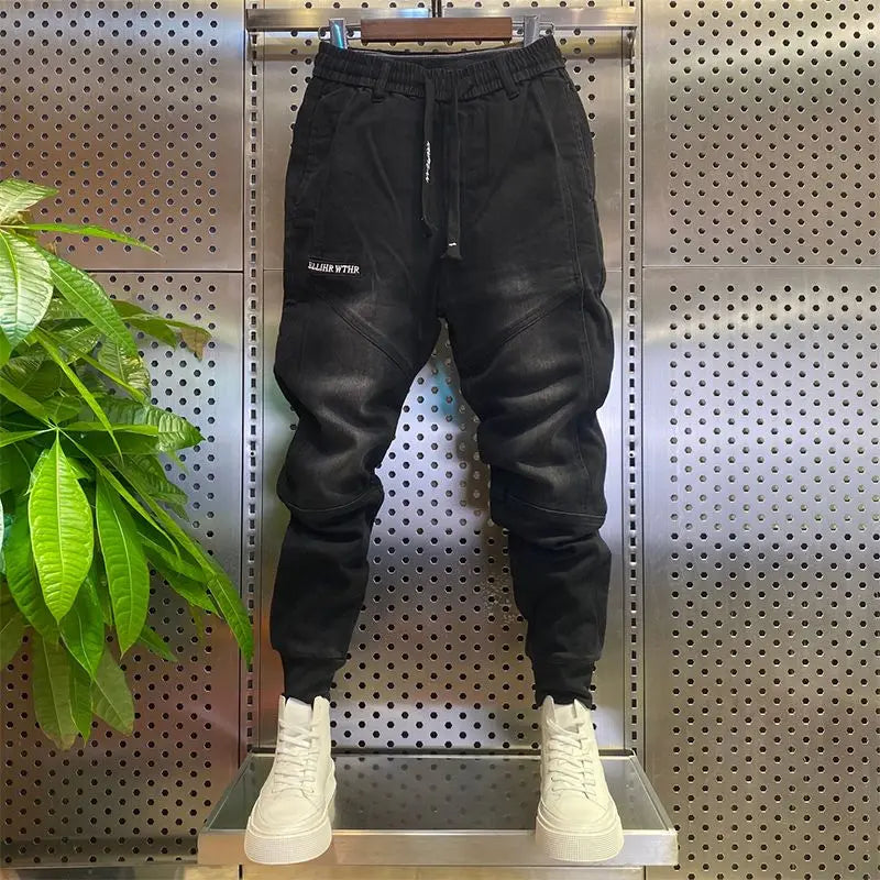 Haute qualité mode confortable luxe concepteur nouveau Baggy luxe Style coréen jean ample pour hommes idéal pour le printemps et l'automne Camara Shopping Haute qualité mode confortable luxe concepteur nouveau Baggy luxe Style coréen jean ample pour hommes idéal pour le printemps et l'automne