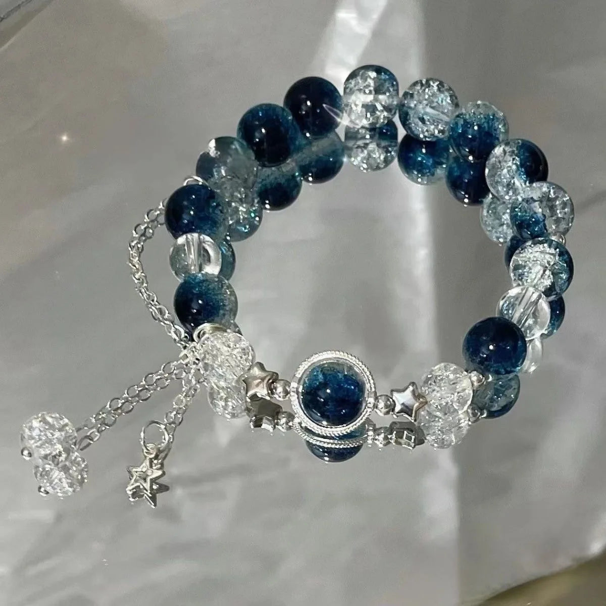 Bracelets en argent Sterling 925 avec strass pour femmes et filles, 6 pièces, luxe coréen, ciel étoilé scintillant, bijoux de fête Camara Shopping Bracelets en argent Sterling 925 avec strass pour femmes et filles, 6 pièces, luxe coréen, ciel étoilé scintillant, bijoux de fête
