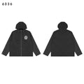 Trench-Coat coupe-vent brodé pour hommes et femmes, Streetwear, ample, solide, fermeture éclair, veste à capuche surdimensionnée Camara Shopping Trench-Coat coupe-vent brodé pour hommes et femmes, Streetwear, ample, solide, fermeture éclair, veste à capuche surdimensionnée