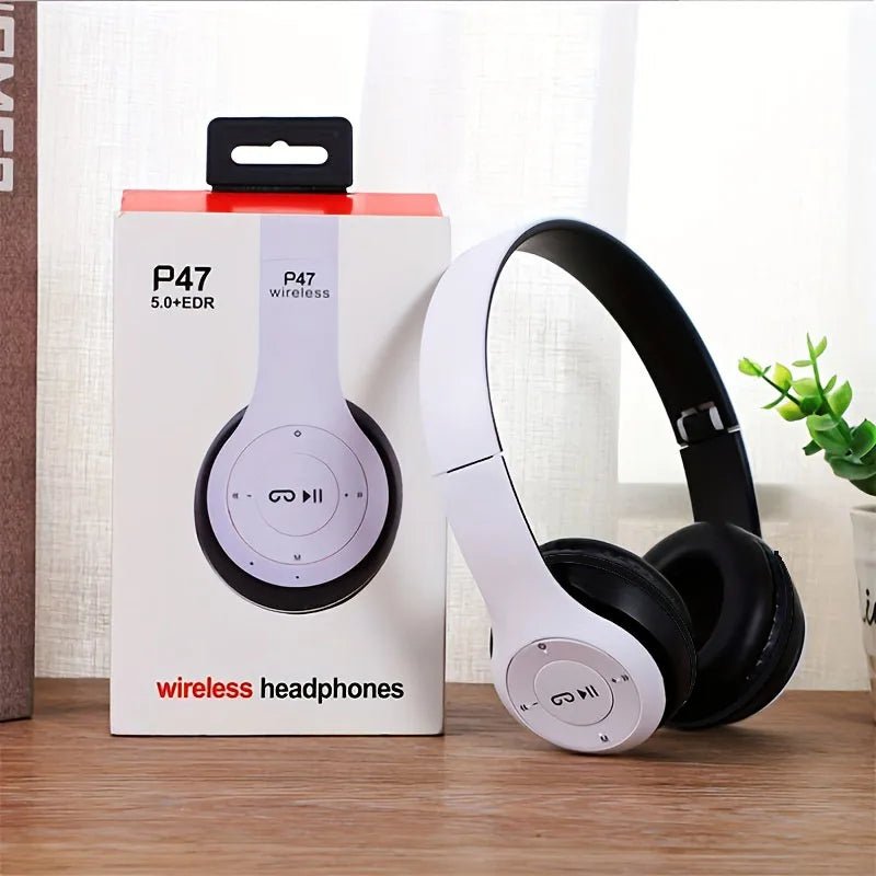 Bluetooth 5.0 casque sans fil pliable HIFI stéréo basse écouteur enfant fille casque cadeau avec micro USB adaptateur pour iPhone TV jeu - Camara ShoppingBluetooth 5.0 casque sans fil pliable HIFI stéréo basse écouteur enfant fille casque cadeau avec micro USB adaptateur pour iPhone TV jeu