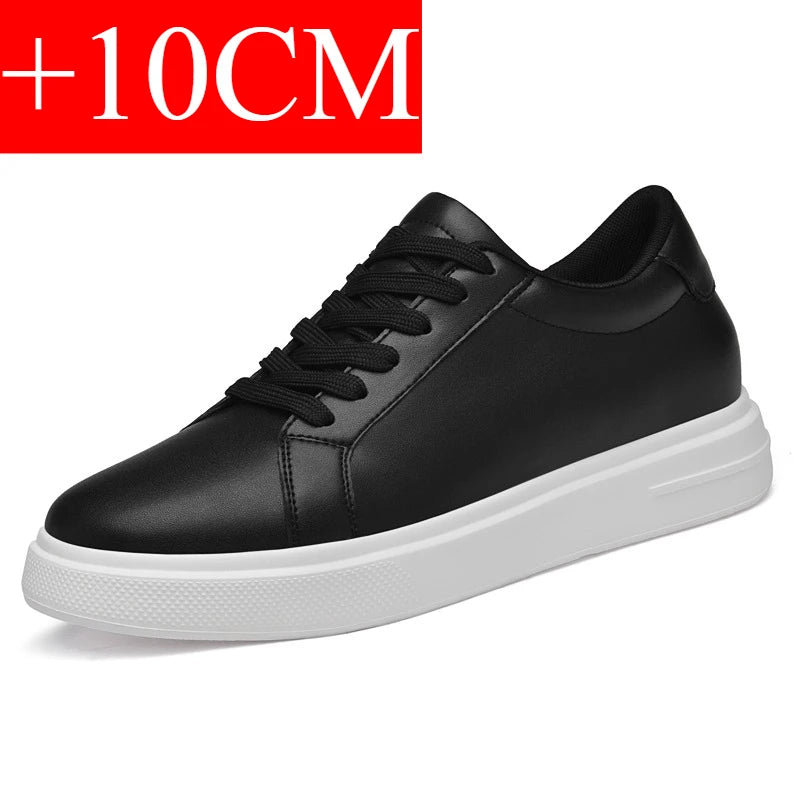 Nouveaux hommes baskets ascenseur chaussures rehaussant la hauteur augmenter semelle intérieure 6-10CM talons hauts chaussures en cuir chaussures de Sport hommes chaussures Camara Shopping Nouveaux hommes baskets ascenseur chaussures rehaussant la hauteur augmenter semelle intérieure 6-10CM talons hauts chaussures en cuir chaussures de Sport hommes chaussures
