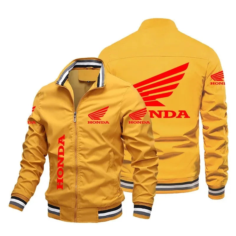Veste de course Honda pour hommes, à la mode, décontractée, ample, pour moto, Sports de plein air, vêtements d'équipe de course de cyclisme, 2025 Camara Shopping Veste de course Honda pour hommes, à la mode, décontractée, ample, pour moto, Sports de plein air, vêtements d'équipe de course de cyclisme, 2025