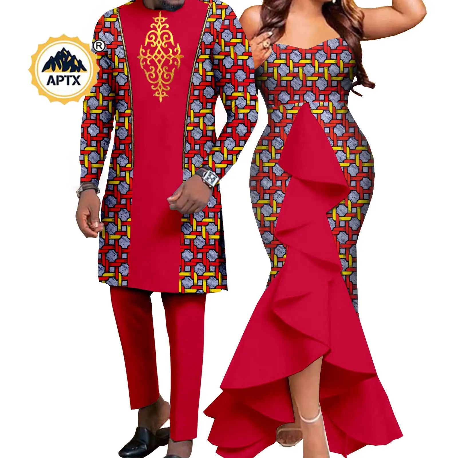 Dashiki – robes sirène pour femmes africaines, tenues assorties pour hommes, ensembles de pantalons Bazin Riche, vêtements de Couple africains pour mariage Y22C080 Camara Shopping Dashiki – robes sirène pour femmes africaines, tenues assorties pour hommes, ensembles de pantalons Bazin Riche, vêtements de Couple africains pour mariage Y22C080