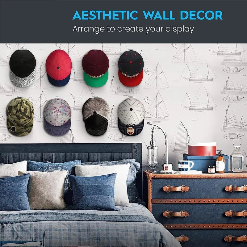 Crochet de chapeau de baseball sans lueur, chapeau de conception minimaliste, rangement de collier d'écouteur simple, noir, T1, nouveau, 5 pièces, 10 pièces Camara Shopping Crochet de chapeau de baseball sans lueur, chapeau de conception minimaliste, rangement de collier d'écouteur simple, noir, T1, nouveau, 5 pièces, 10 pièces
