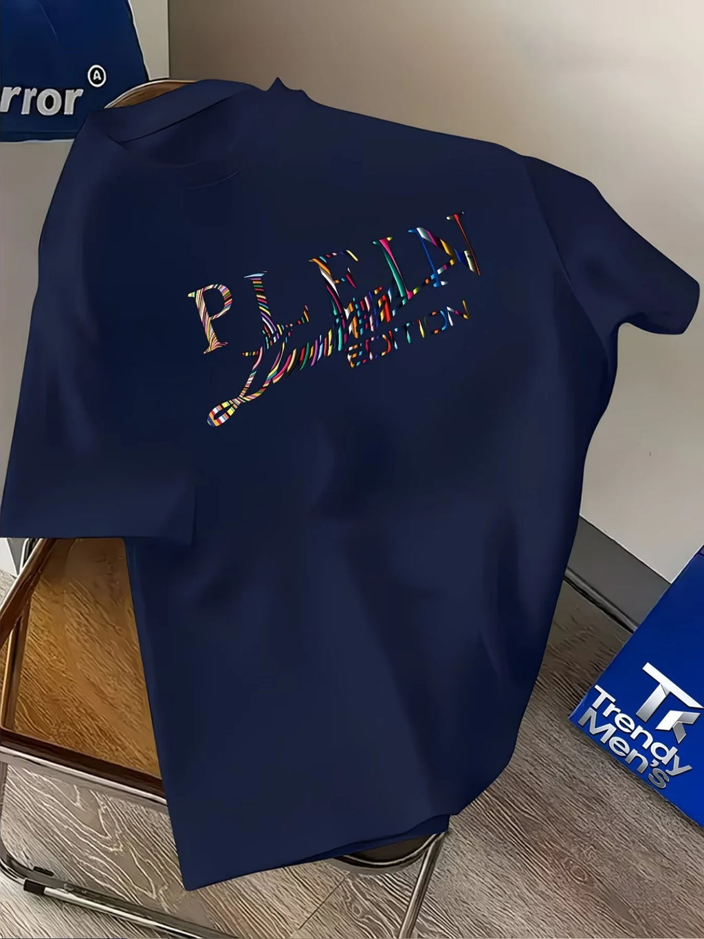 T-shirt décontracté imprimé pour homme, col rond, 100 % coton, manches courtes, confortable, respirant, coupe ample Camara Shopping T-shirt décontracté imprimé pour homme, col rond, 100 % coton, manches courtes, confortable, respirant, coupe ample