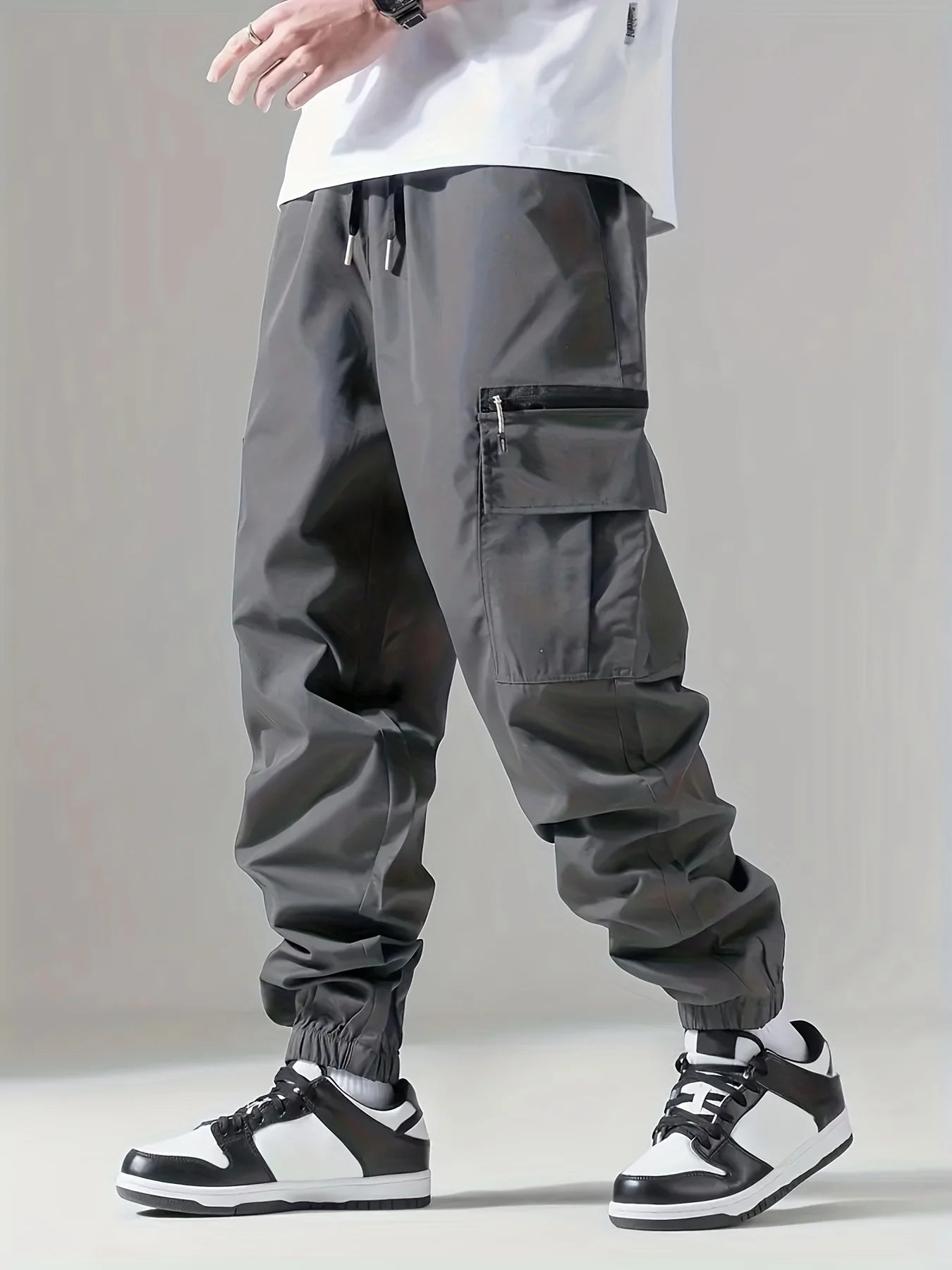 Pantalon cargo pour hommes, fjm fin, confortable et respirant, décontracté, extérieur, portable, course à pied, cyclisme, approche multi-poches Camara Shopping Pantalon cargo pour hommes, fjm fin, confortable et respirant, décontracté, extérieur, portable, course à pied, cyclisme, approche multi-poches