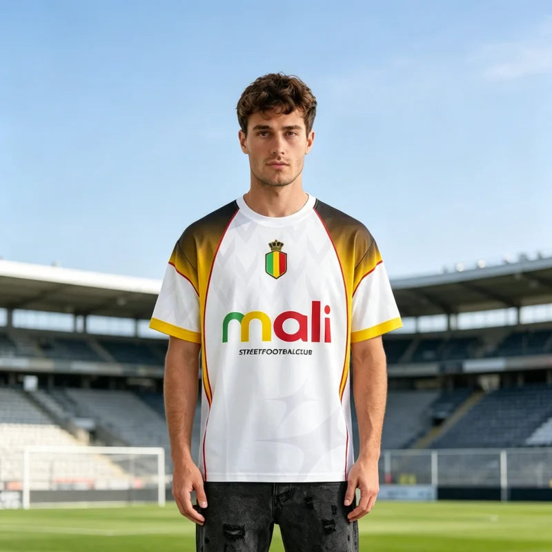 Nouveau Maillot de Football Style Course Américaine Mali Été 2026 pour les Fans – T-shirt Sport Décontracté à Séchage Rapide pour Hommes, Femmes, Famille et Enfants Camara Shopping Nouveau Maillot de Football Style Course Américaine Mali Été 2026 pour les Fans – T-shirt Sport Décontracté à Séchage Rapide pour Hommes, Femmes, Famille et Enfants
