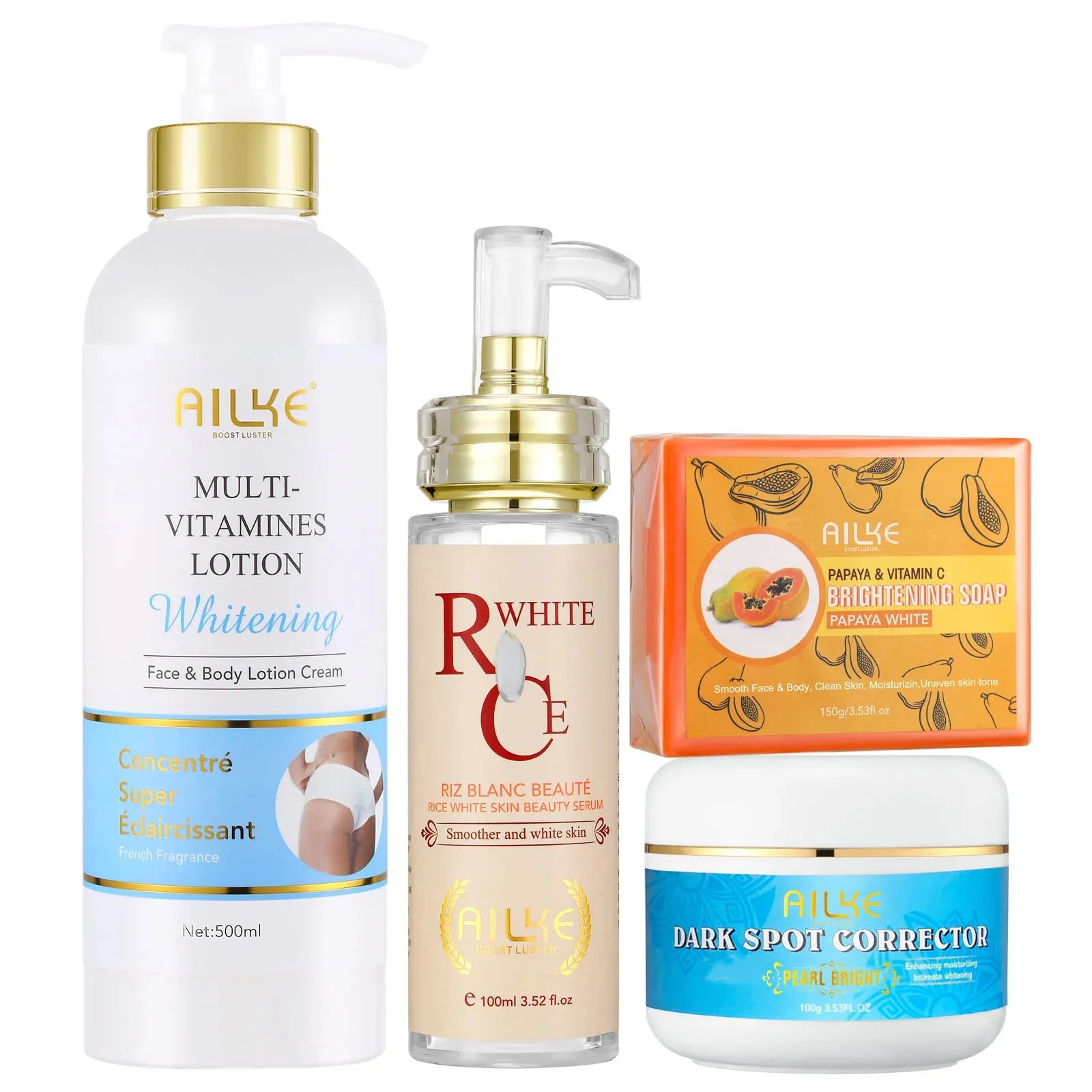 AILKE Soin éclaircissant multivitaminé pour femmes, hydratant, élimine les taches brunes, la mélanine, l'hyperpigmentation, le teint inégal Camara Shopping AILKE Soin éclaircissant multivitaminé pour femmes, hydratant, élimine les taches brunes, la mélanine, l'hyperpigmentation, le teint inégal
