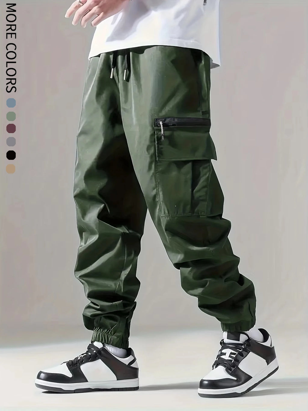 Pantalon cargo pour hommes, fjm fin, confortable et respirant, décontracté, extérieur, portable, course à pied, cyclisme, approche multi-poches Camara Shopping Pantalon cargo pour hommes, fjm fin, confortable et respirant, décontracté, extérieur, portable, course à pied, cyclisme, approche multi-poches