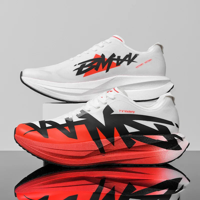 Chaussures de course athlétiques pour hommes, spécialité marathon, entraînement, course, sport, plaque carbone, légères, confortables, baskets décontractées pour femmes Camara Shopping Chaussures de course athlétiques pour hommes, spécialité marathon, entraînement, course, sport, plaque carbone, légères, confortables, baskets décontractées pour femmes