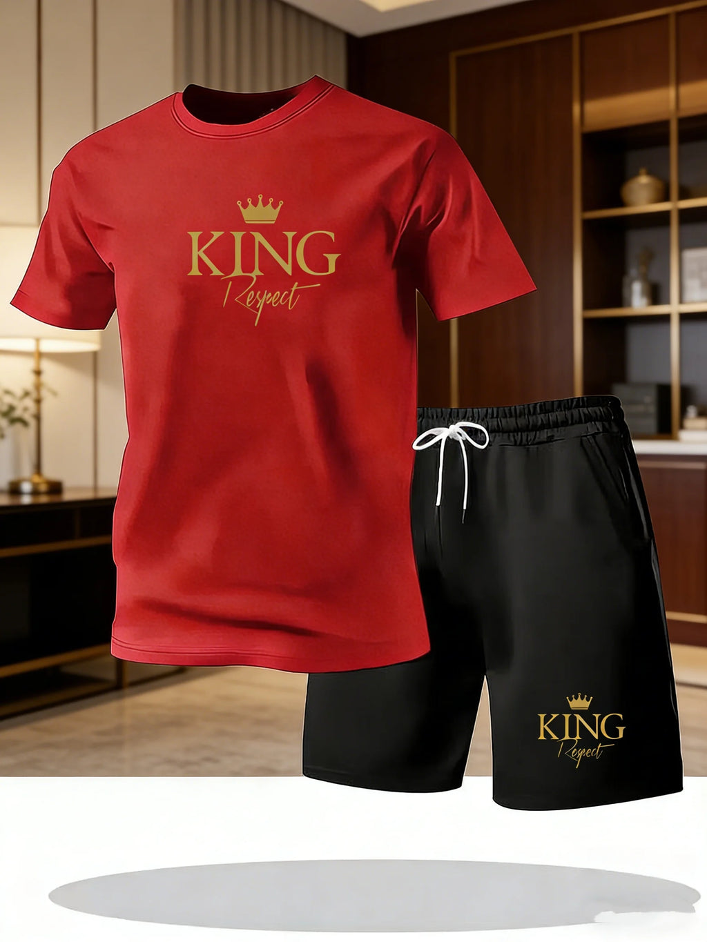 Ensemble de vêtements de sport décontractés pour hommes, été, col rond, manches courtes, t-shirt et short, ensemble 2 pièces, t-shirt à manches courtes et short pour hommes Camara Shopping Ensemble de vêtements de sport décontractés pour hommes, été, col rond, manches courtes, t-shirt et short, ensemble 2 pièces, t-shirt à manches courtes et short pour hommes