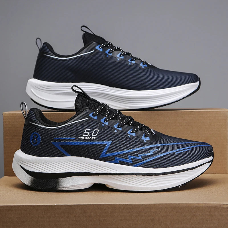 Chaussures de course à plaque de carbone pour hommes, baskets de sport à coussin souple, absorbant les chocs, unisexes, légères, antidérapantes, chaussures d'entraînement Camara Shopping Chaussures de course à plaque de carbone pour hommes, baskets de sport à coussin souple, absorbant les chocs, unisexes, légères, antidérapantes, chaussures d'entraînement