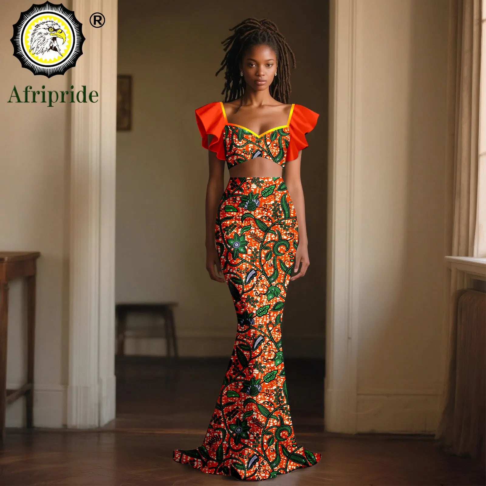 Vêtements africains pour femmes, haut court à manches évasées et jupes Maxi, ensemble 2 pièces, tenues Dashiki, tenue de fête Sexy Ankara, 2526060 Camara Shopping Vêtements africains pour femmes, haut court à manches évasées et jupes Maxi, ensemble 2 pièces, tenues Dashiki, tenue de fête Sexy Ankara, 2526060