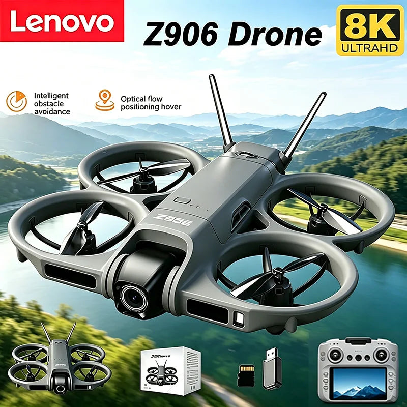 Drone Lenovo Z906 8K HD Aérien Intelligent avec Évitement d'Obstacles, Télécommande à Grand Écran, Pliable, Moteur Brushless, GPS Camara Shopping Drone Lenovo Z906 8K HD Aérien Intelligent avec Évitement d'Obstacles, Télécommande à Grand Écran, Pliable, Moteur Brushless, GPS