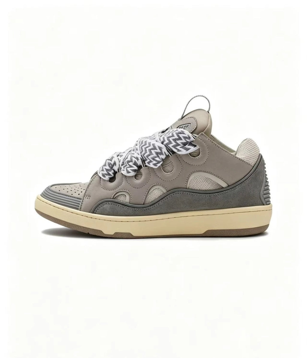 Chaussures de skate confortables à talon haut, à semelle épaisse, décontractées et sportives, style Dad Shoes, nouveau style vietnamien cambodgien, à nouer, à enfiler Camara Shopping Chaussures de skate confortables à talon haut, à semelle épaisse, décontractées et sportives, style Dad Shoes, nouveau style vietnamien cambodgien, à nouer, à enfiler