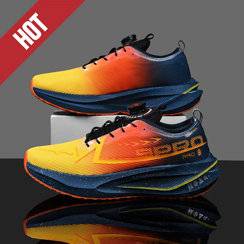 Chaussures de course à pied avec plaque en carbone pour marathon, respirantes, légères, confortables, pour hommes et femmes, baskets athlétiques décontractées Camara Shopping Chaussures de course à pied avec plaque en carbone pour marathon, respirantes, légères, confortables, pour hommes et femmes, baskets athlétiques décontractées