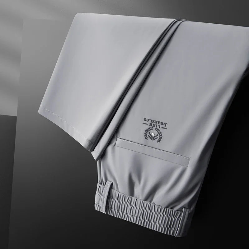 InjFabric Soft Ice pour hommes, pantalons décontractés fins, style coréen, mode, droit, haute commande, fjMale, marque de luxe, été, 2024 Camara Shopping InjFabric Soft Ice pour hommes, pantalons décontractés fins, style coréen, mode, droit, haute commande, fjMale, marque de luxe, été, 2024