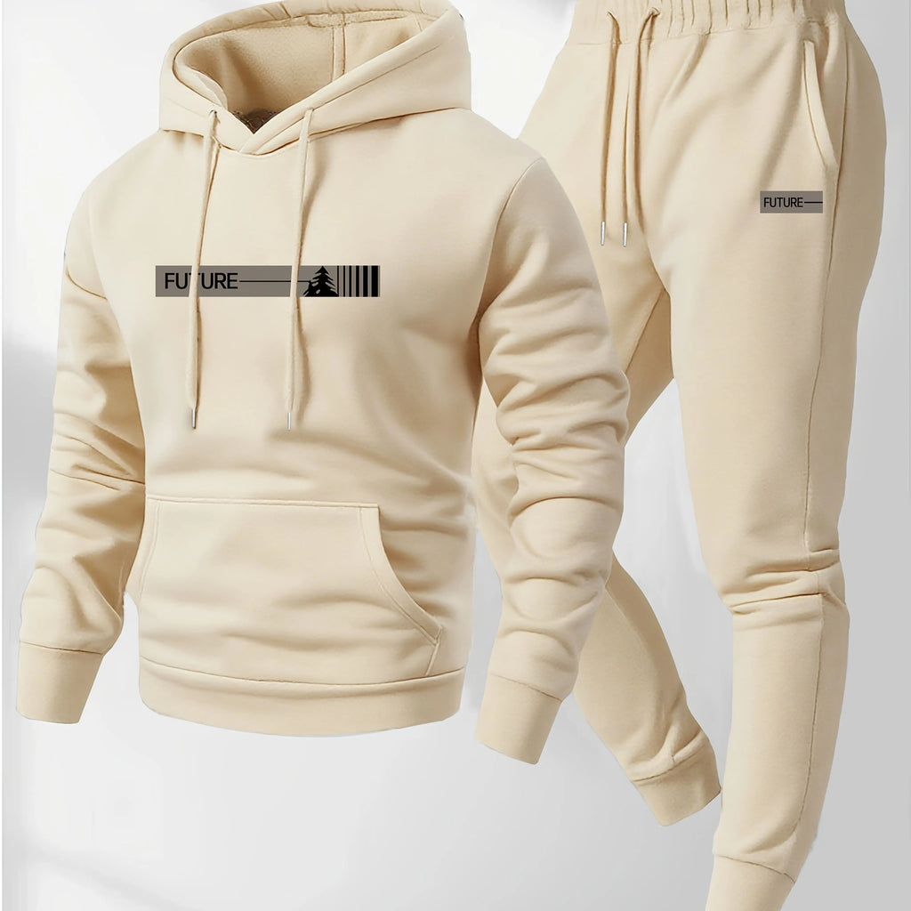 Ensemble jogging homme 2 pièces – Sweat à capuche et pantalon - Camara ShoppingEnsemble jogging homme 2 pièces – Sweat à capuche et pantalon