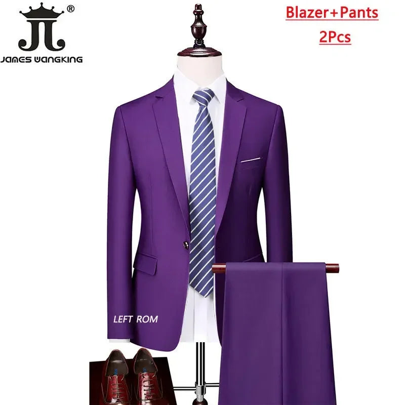 Costume homme formel pour le bureau, mariage, fête, couleur unie, tailles M-6XL, 15 couleurs (veste + gilet + pantalon) Camara Shopping Costume homme formel pour le bureau, mariage, fête, couleur unie, tailles M-6XL, 15 couleurs (veste + gilet + pantalon)