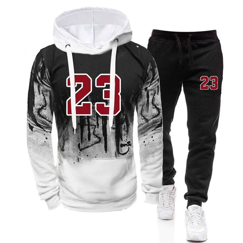 Sweat-shirt à capuche décontracté pour hommes, haut à la mode, confortable, automne hiver, tenue quotidienne, pantalons de survêtement de sport, vêtements pour hommes Camara Shopping Sweat-shirt à capuche décontracté pour hommes, haut à la mode, confortable, automne hiver, tenue quotidienne, pantalons de survêtement de sport, vêtements pour hommes