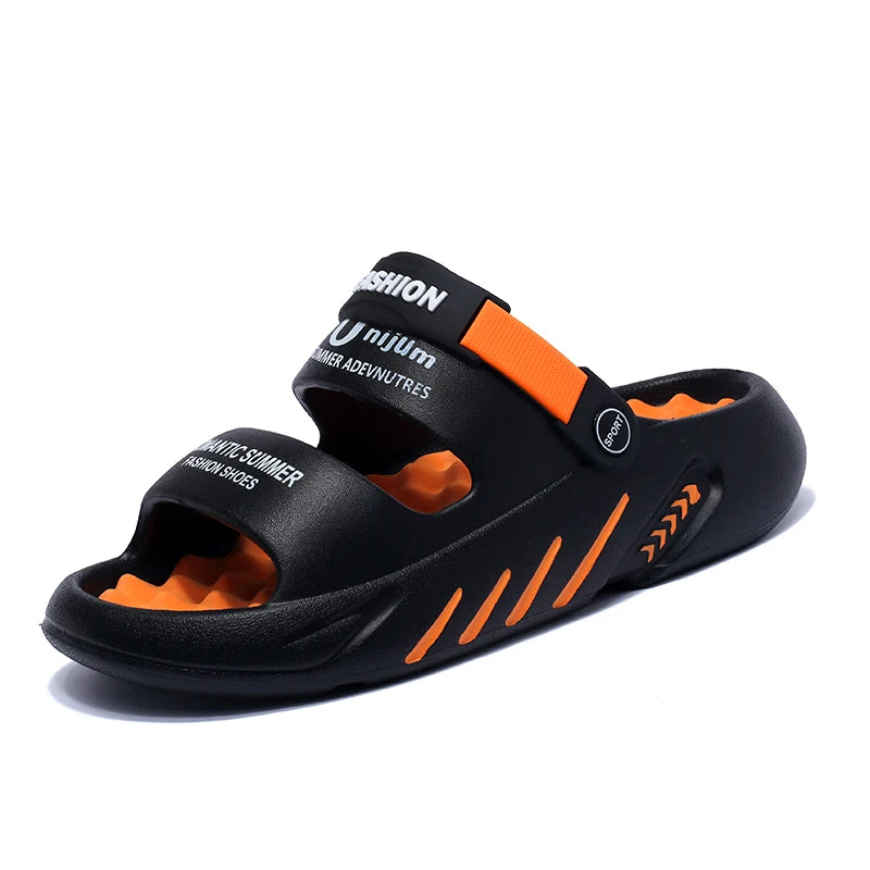 Massage Men Slippers Summer Breathable EVA Slippers Dual Purpose Sandals For Men Lightweigh Sumer Shoes For Men Plus Size 39-48 Camara Shopping Massage Men Slippers Summer Breathable EVA Slippers Dual Purpose Sandals For Men Lightweigh Sumer Shoes For Men Plus Size 39-48