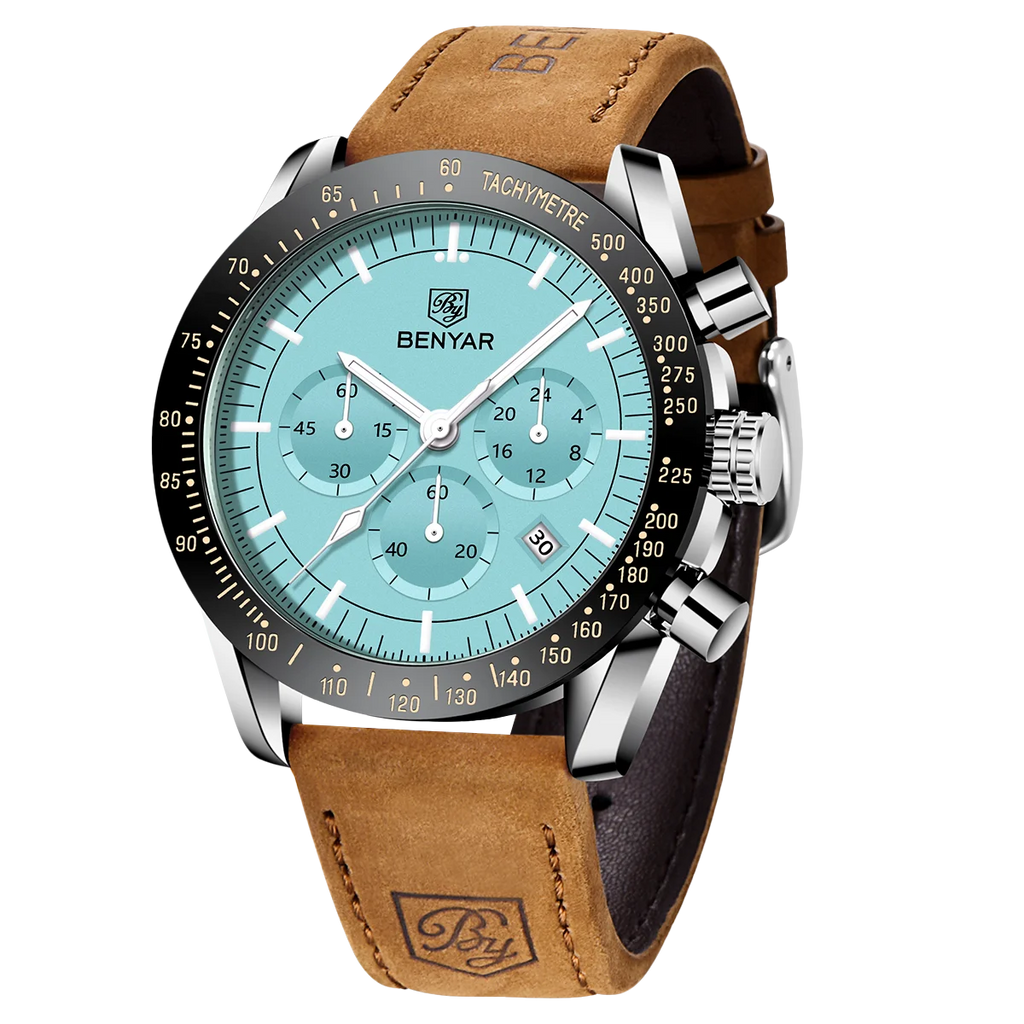 BENYAR Montre sport chronographe analogique homme acier inoxydable quartz précision lumineux date étanche multifonction bracelet chronomètre cadeau business Camara Shopping BENYAR Montre sport chronographe analogique homme acier inoxydable quartz précision lumineux date étanche multifonction bracelet chronomètre cadeau business