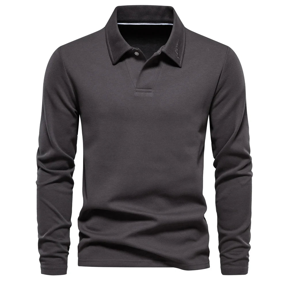 AIOPESON Polo brodé pour hommes, mode col rabattu, chemise de Golf de luxe sociale décontractée Camara Shopping AIOPESON Polo brodé pour hommes, mode col rabattu, chemise de Golf de luxe sociale décontractée