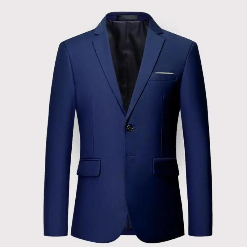 Hommes blanc vestes formelles deux Bittons à manches longues coréen hommes costume vestes tenue de bureau Blazer de mariage Camara Shopping Hommes blanc vestes formelles deux Bittons à manches longues coréen hommes costume vestes tenue de bureau Blazer de mariage