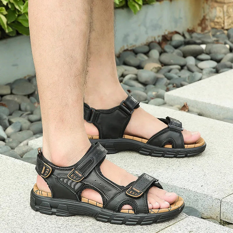 Sandales Classiques Légères et Décontractées pour Homme, Chaussures de dehors à la Mode, Tongs de Plage en Plein Air, Taille 38-46, Été Camara Shopping Sandales Classiques Légères et Décontractées pour Homme, Chaussures de dehors à la Mode, Tongs de Plage en Plein Air, Taille 38-46, Été
