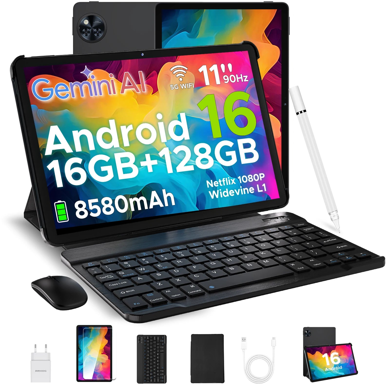 DOOGEE U11 tablette 11 "Ultra-clair 90Hz affichage 16GB 128GB 8580mAh batterie Unisoc T7200 double haut-parleur Widevine L1 Android 16 Camara Shopping DOOGEE U11 tablette 11 "Ultra-clair 90Hz affichage 16GB 128GB 8580mAh batterie Unisoc T7200 double haut-parleur Widevine L1 Android 16