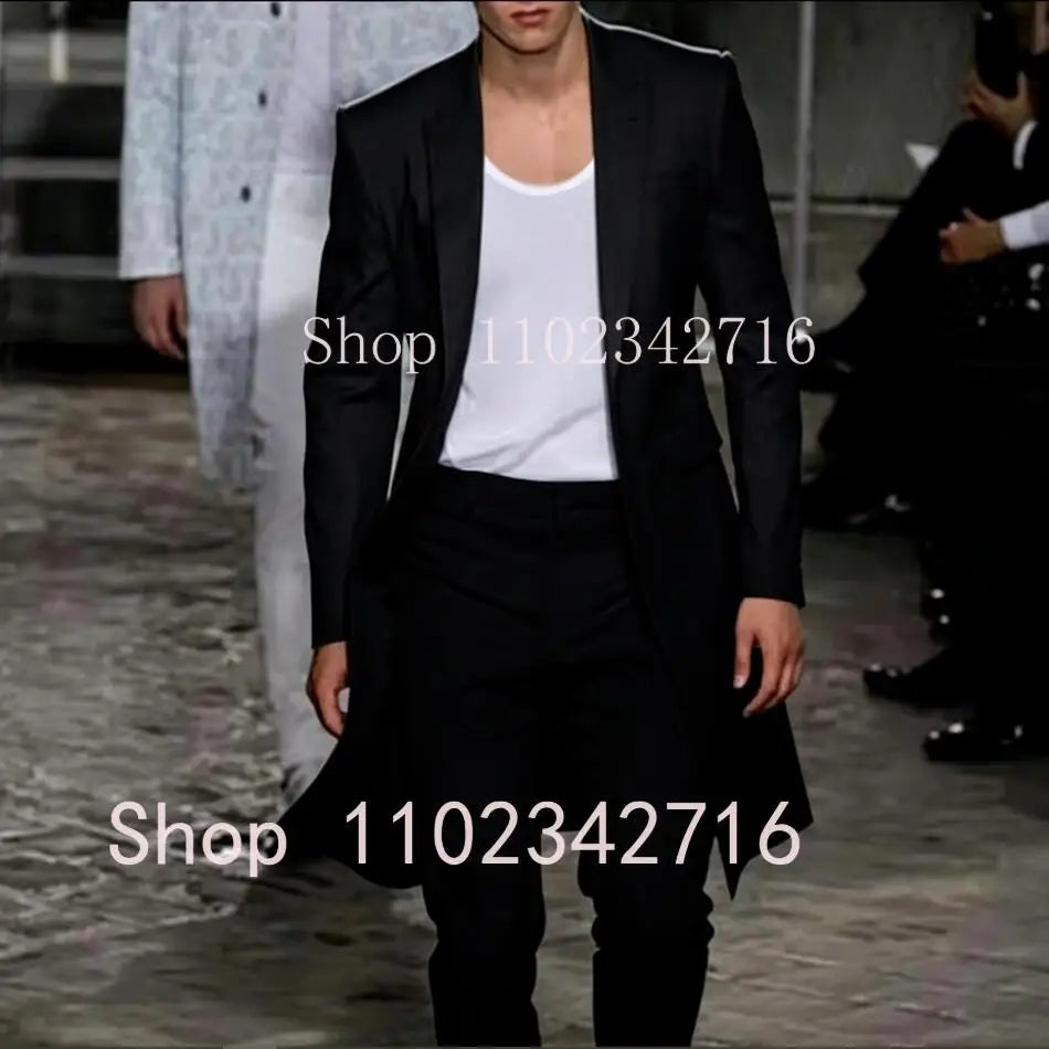 Veste longue d'été pour hommes, costumes de mariage, pantalon blanc, Tuxedos de marié, Blazer classique à revers, manteau 2 pièces, pantalon de bal, nouvelle collection 2025 Camara Shopping Veste longue d'été pour hommes, costumes de mariage, pantalon blanc, Tuxedos de marié, Blazer classique à revers, manteau 2 pièces, pantalon de bal, nouvelle collection 2025