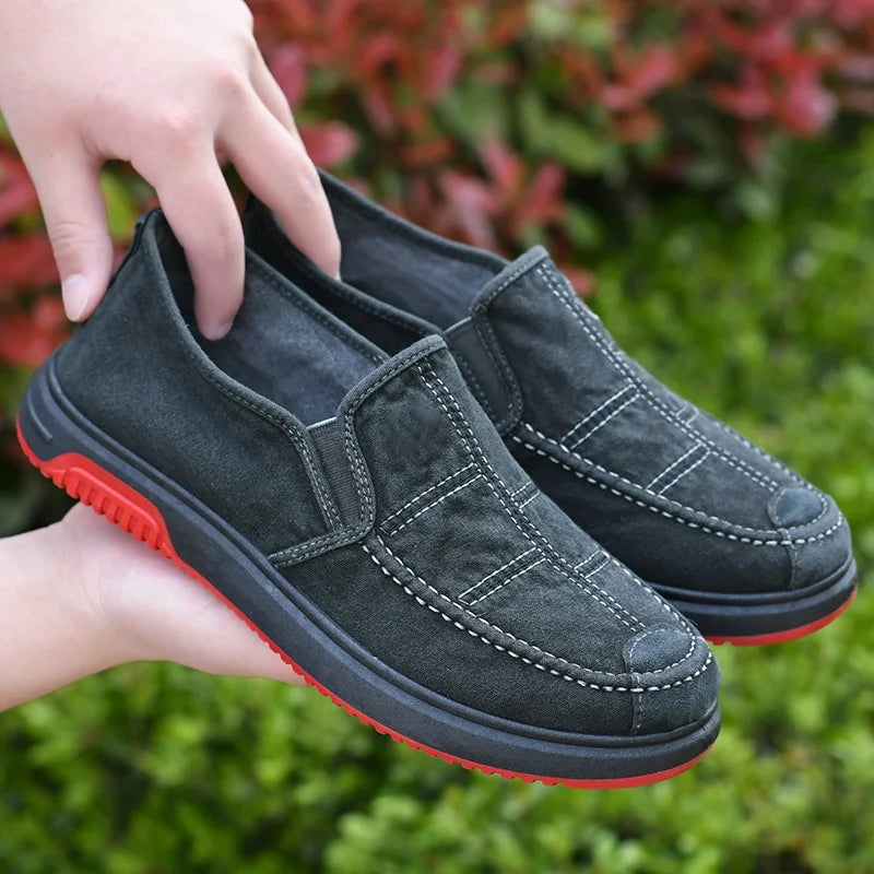 Chaussures décontractées en cuir souple pour hommes, mocassins à enfiler, chaussures plates confortables pour la marche, chaussures de bureau quotidiennes antidérapantes pour hommes Camara Shopping Chaussures décontractées en cuir souple pour hommes, mocassins à enfiler, chaussures plates confortables pour la marche, chaussures de bureau quotidiennes antidérapantes pour hommes