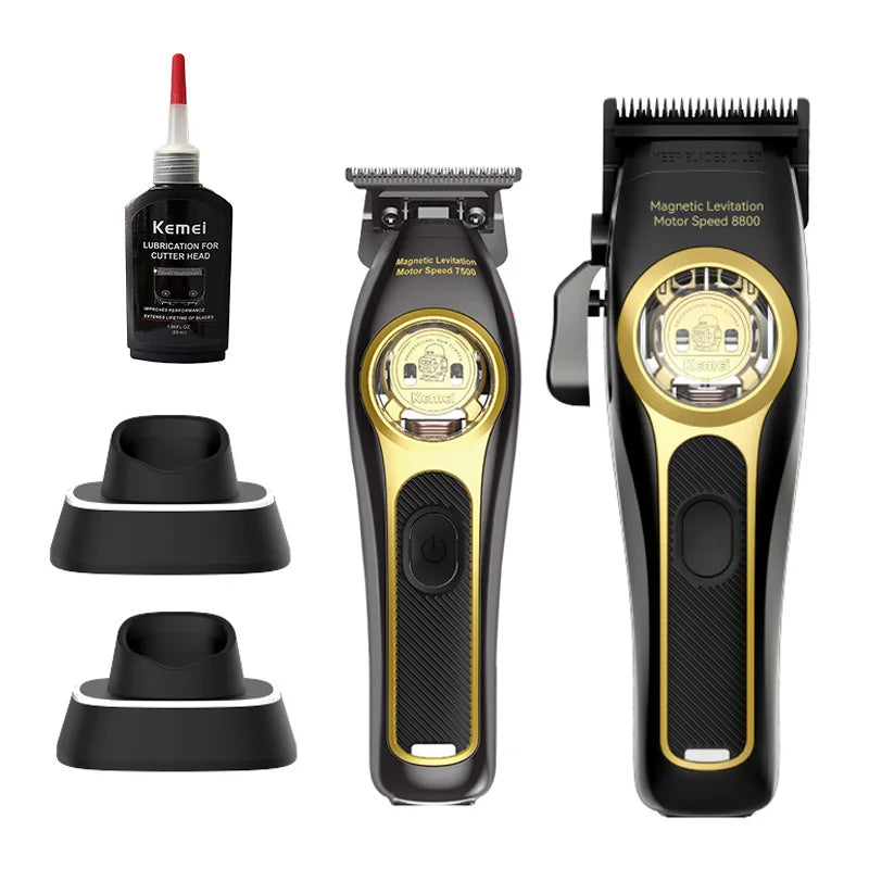 Tondeuse à cheveux professionnelle Kemei KM-2373 avec base de charge pour hommes, tondeuse électrique pour hommes, cadeau pour homme Camara Shopping Tondeuse à cheveux professionnelle Kemei KM-2373 avec base de charge pour hommes, tondeuse électrique pour hommes, cadeau pour homme