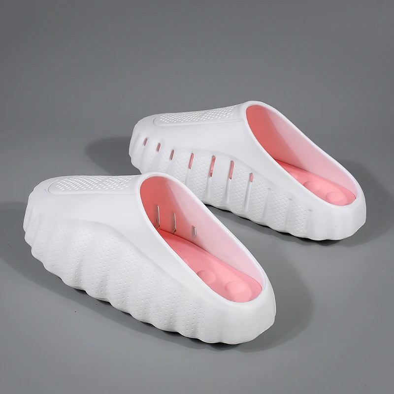 Nouvelles pantoufles pour hommes, pantoufles d'extérieur à semelle épaisse et douce, sandales respirantes, pantoufles de salle de bain antidérapantes, sandales de plage légères pour l'été Camara Shopping Nouvelles pantoufles pour hommes, pantoufles d'extérieur à semelle épaisse et douce, sandales respirantes, pantoufles de salle de bain antidérapantes, sandales de plage légères pour l'été
