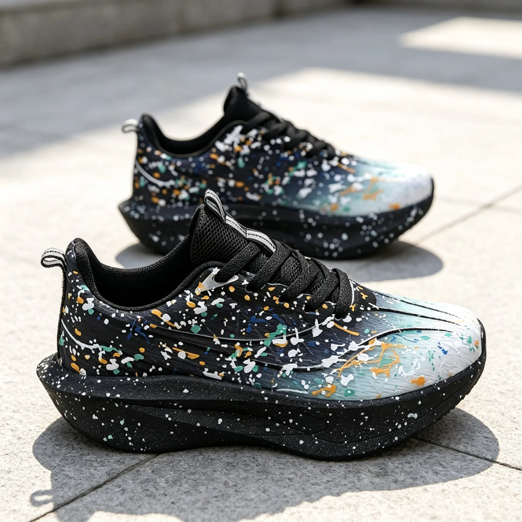 Nouvelles chaussures de course tendance aux couleurs vives avec plaques en carbone, marathon pour hommes, respirantes et légères pour femmes, confortables, antidérapantes, chaussures de sport décontractées pour la course Camara Shopping Nouvelles chaussures de course tendance aux couleurs vives avec plaques en carbone, marathon pour hommes, respirantes et légères pour femmes, confortables, antidérapantes, chaussures de sport décontractées pour la course